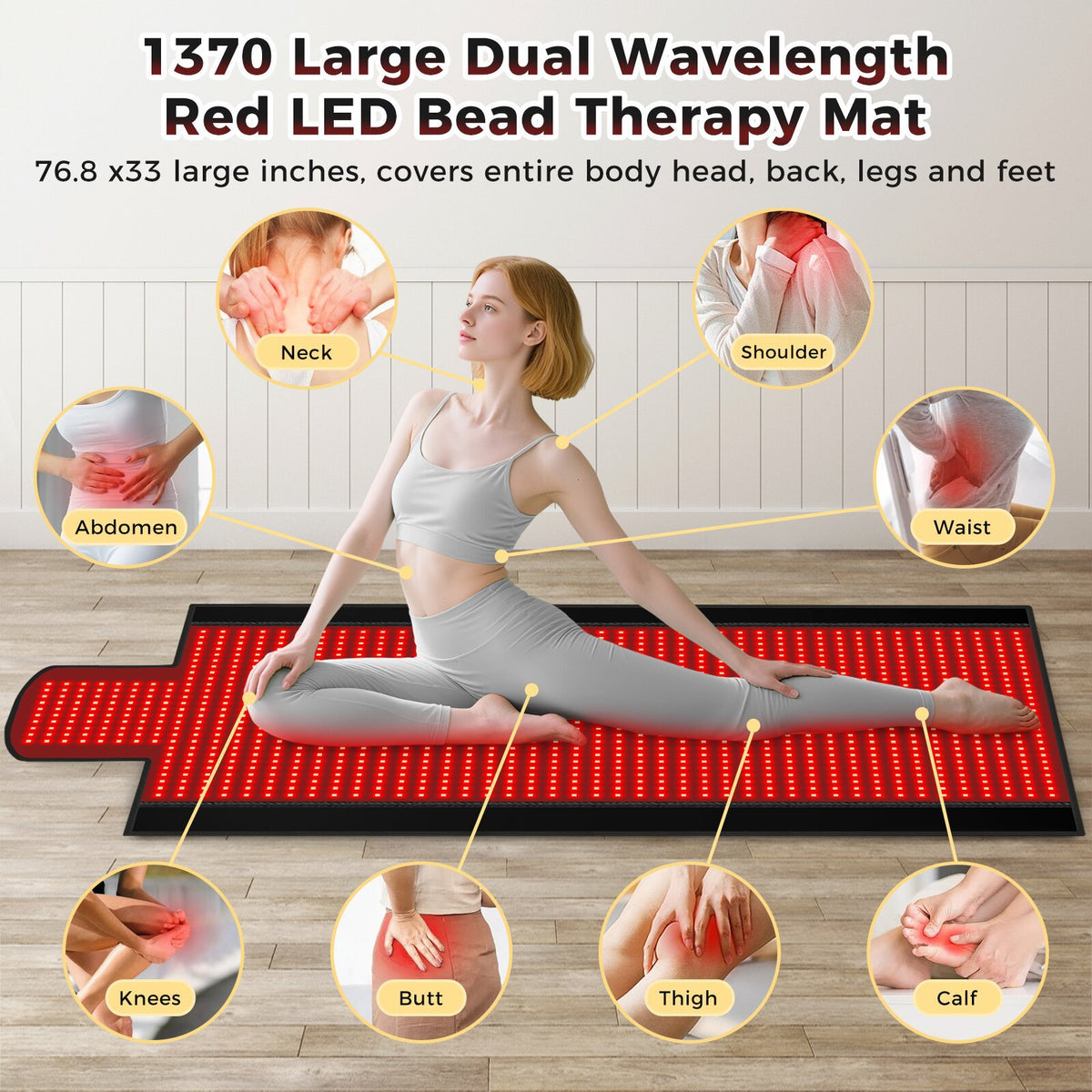 Red & Infrared Light Therapy Mat – Heated