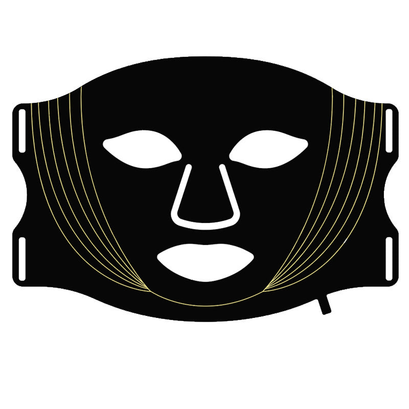 LED Beauty Mask – Black and Gold