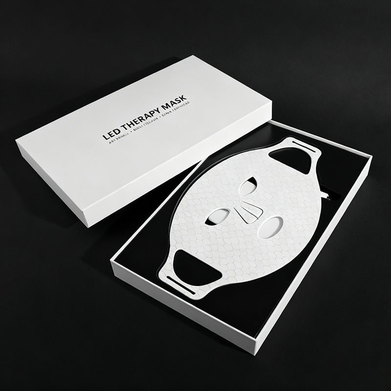 Dispositif de masque facial LED photonique sans fil