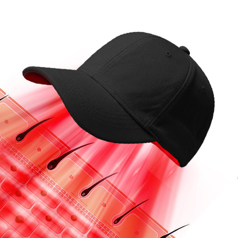 Bonnet de luminoth�rapie LED rouge avec chaleur infrarouge pour la croissance des cheveux