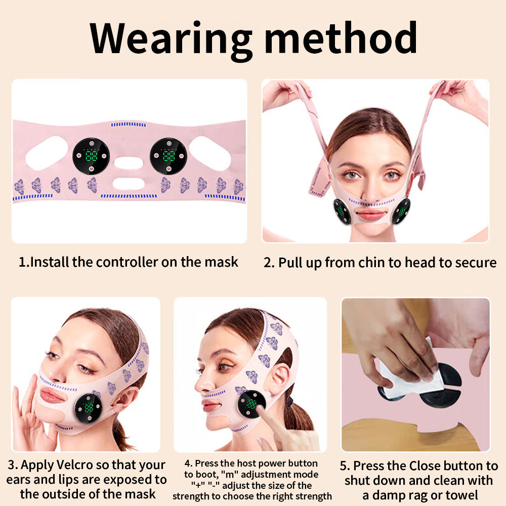 Masque de massage liftant visage en V