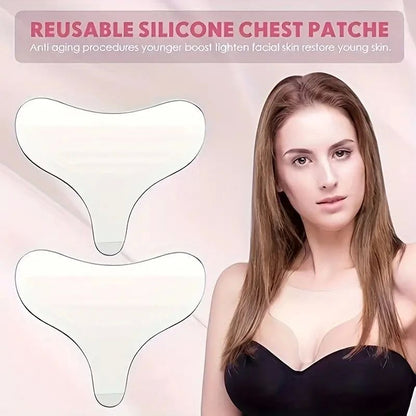 Reusable Transparent Silicone Anti-Wrinkle Patches