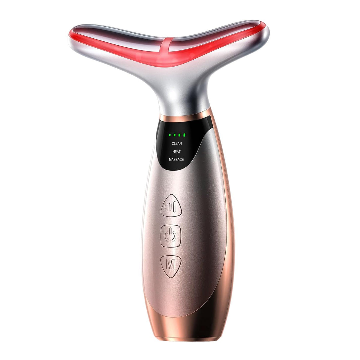 Appareil de soin du cou par luminoth�rapie sept couleurs avec microcourant EMS