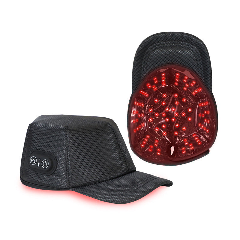 Bonnet de luminoth�rapie LED rouge avec chaleur infrarouge pour la croissance des cheveux