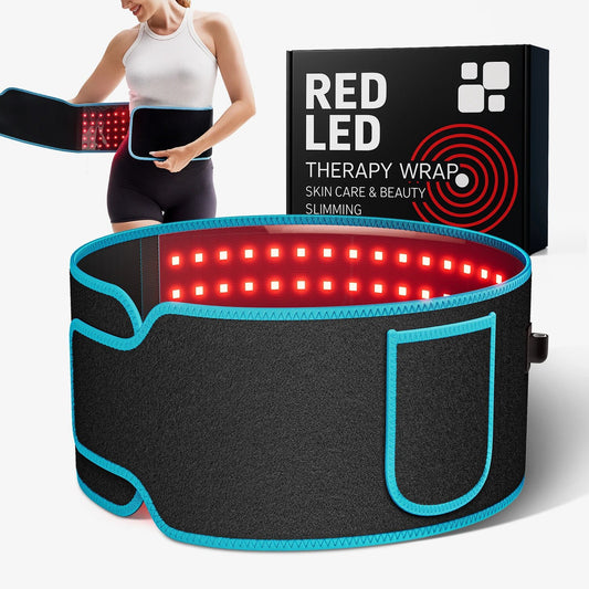 Ceinture LED Chauffante – Luminothérapie 660/850 nm & Massage