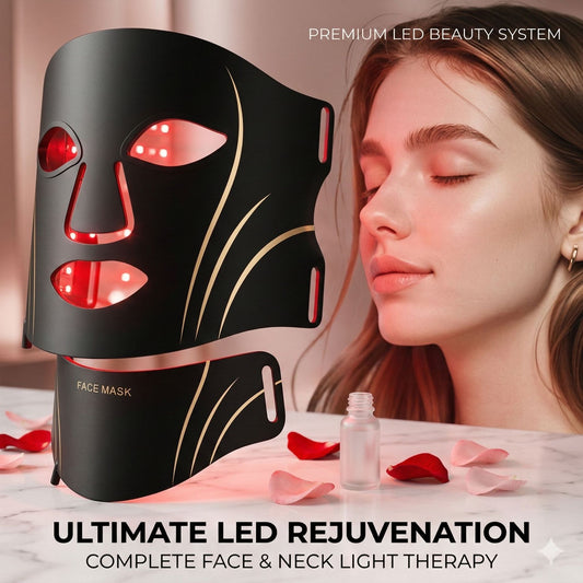 Masque LED Photon Visage & Cou – Soin Anti-Âge