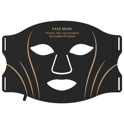 Silicone LED Mask – 7 Colors & Infrared Therapy