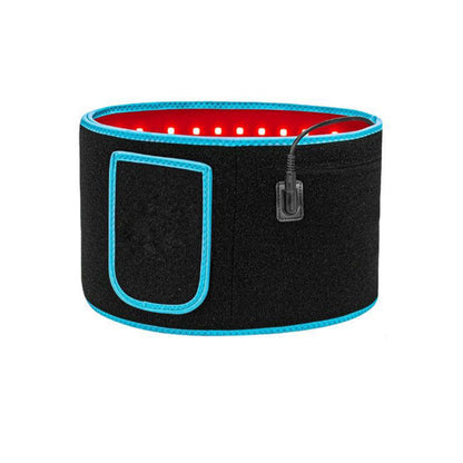 Portable LED Red Light Therapy Belt with Heating and Massage