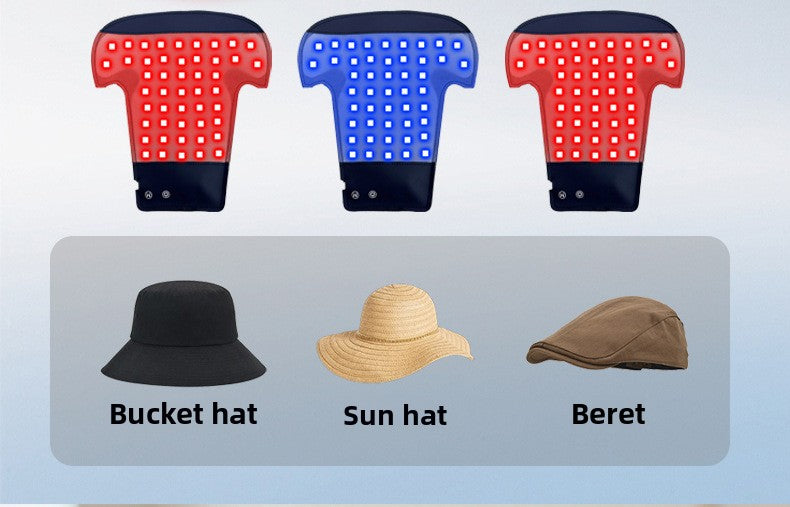 Bonnet de luminoth�rapie LED rouge avec chaleur infrarouge pour la croissance des cheveux