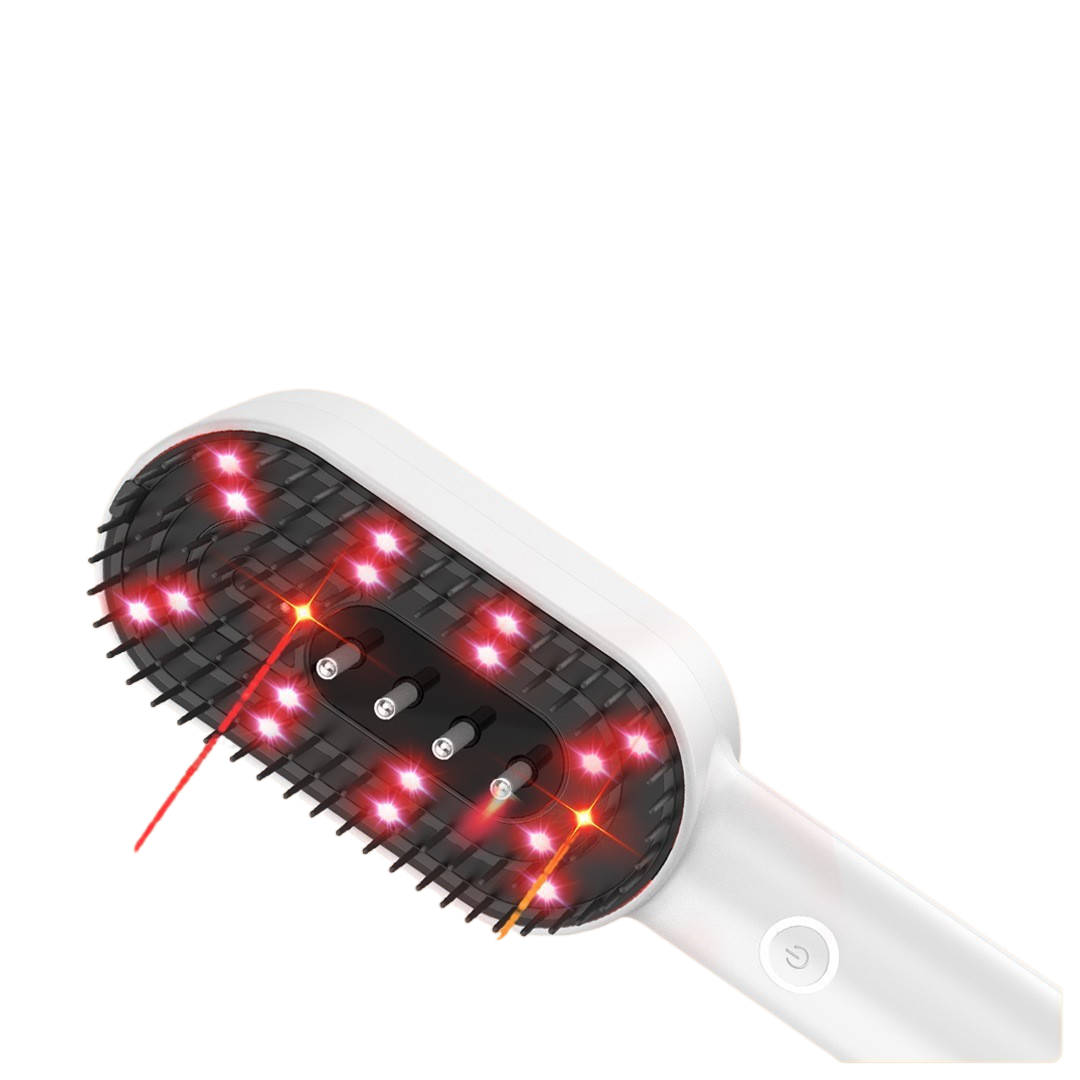 Masseur de cuir chevelu rechargeable avec lumi�re rouge