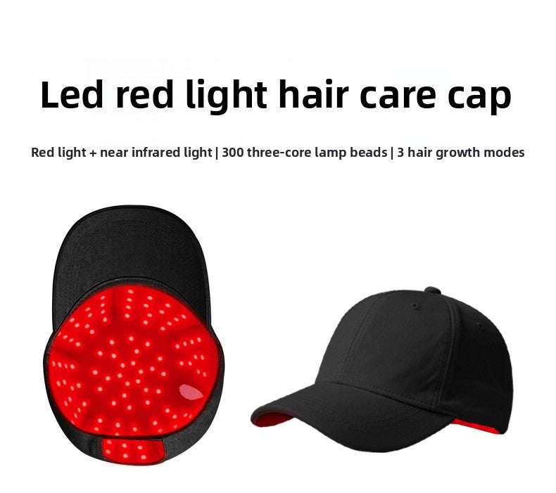 Bonnet de luminoth�rapie LED rouge avec chaleur infrarouge pour la croissance des cheveux