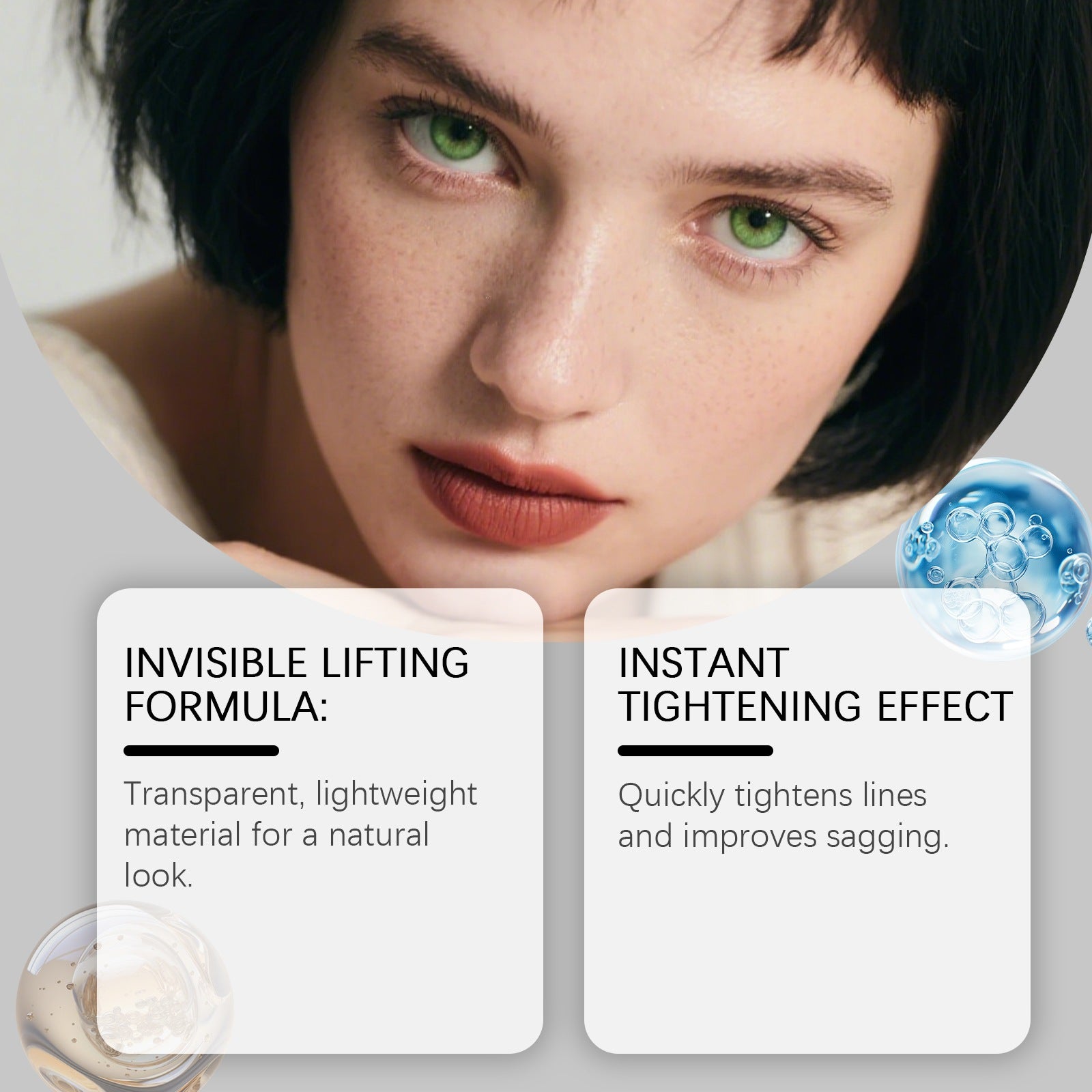 Patchs invisibles pour le contour du visage Viareline