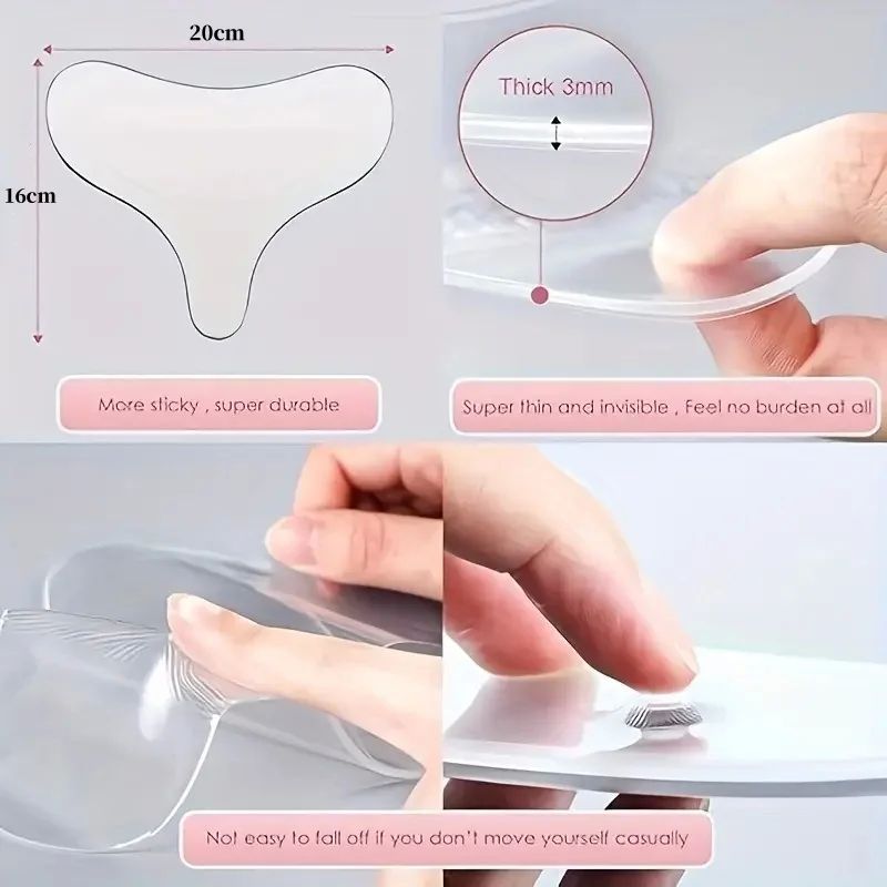 Reusable Transparent Silicone Anti-Wrinkle Skin Patches